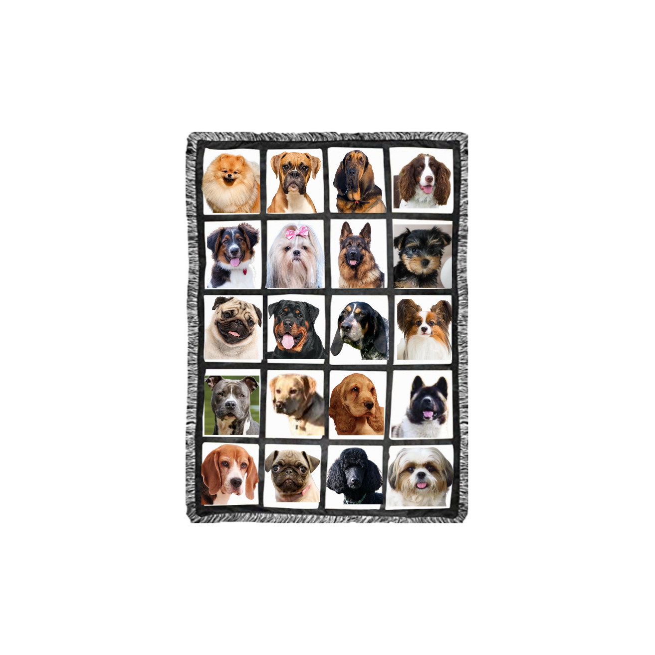 Custom Panel 40x60 Cozy Throw Blanket