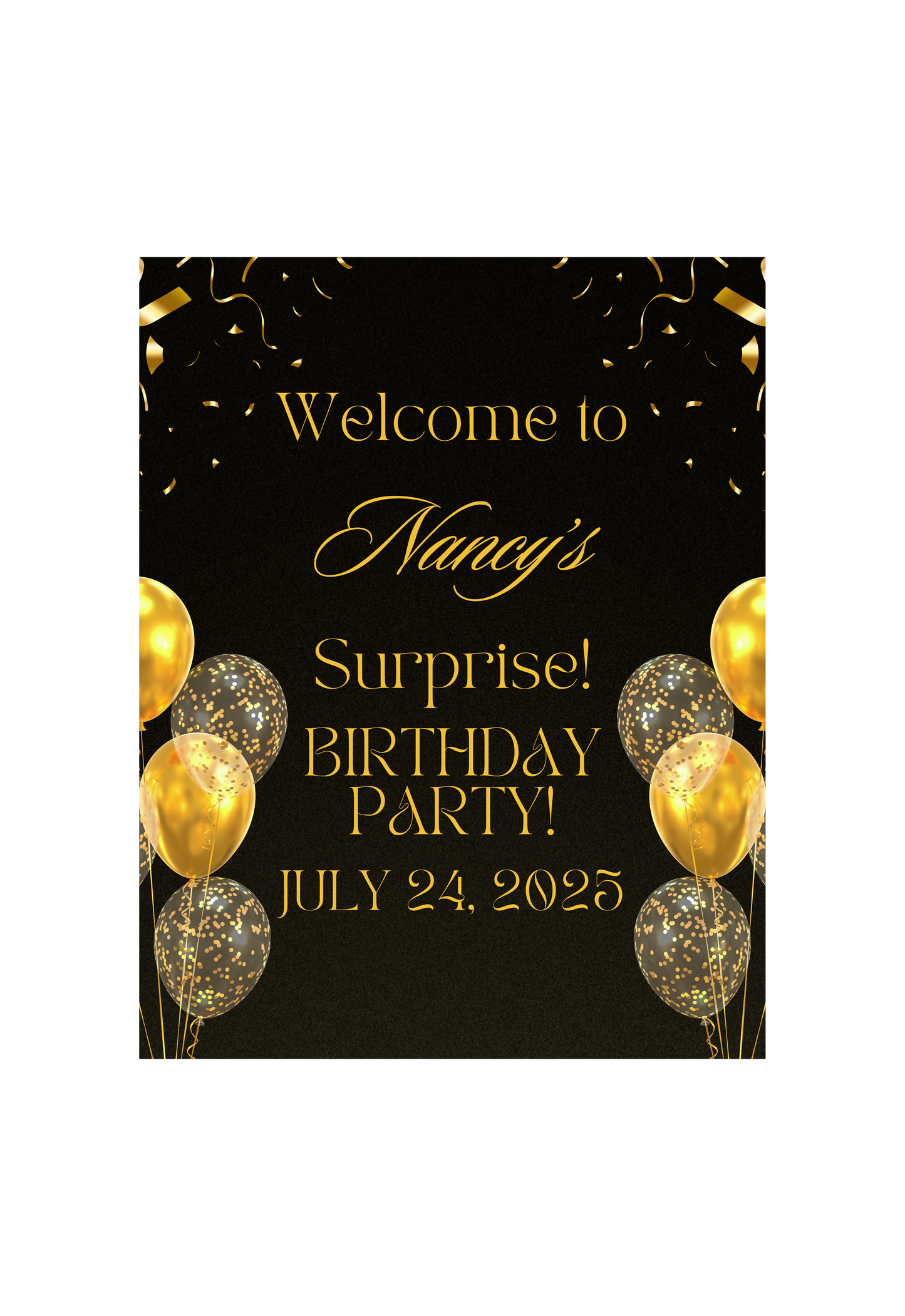 Custom Special Occasion Acrylic Signs