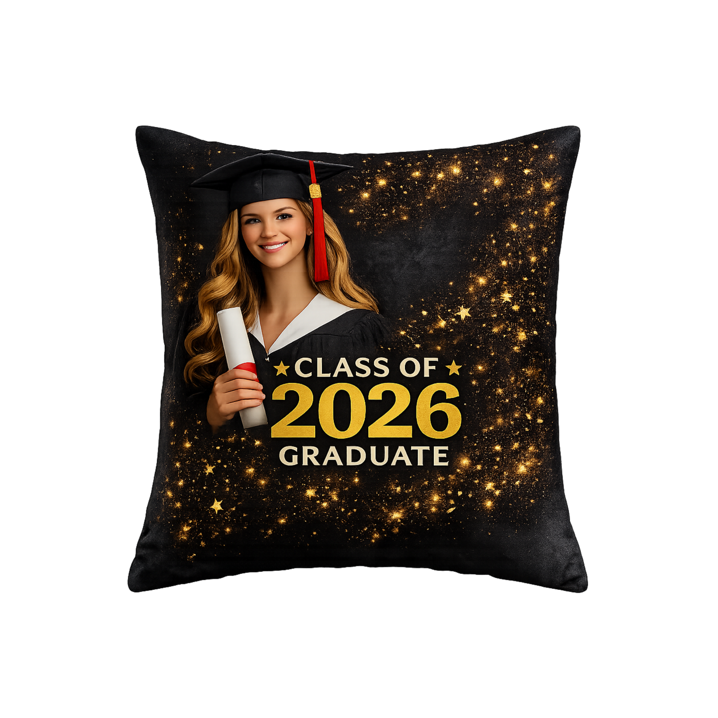 Custom Graduation Pillow Cover