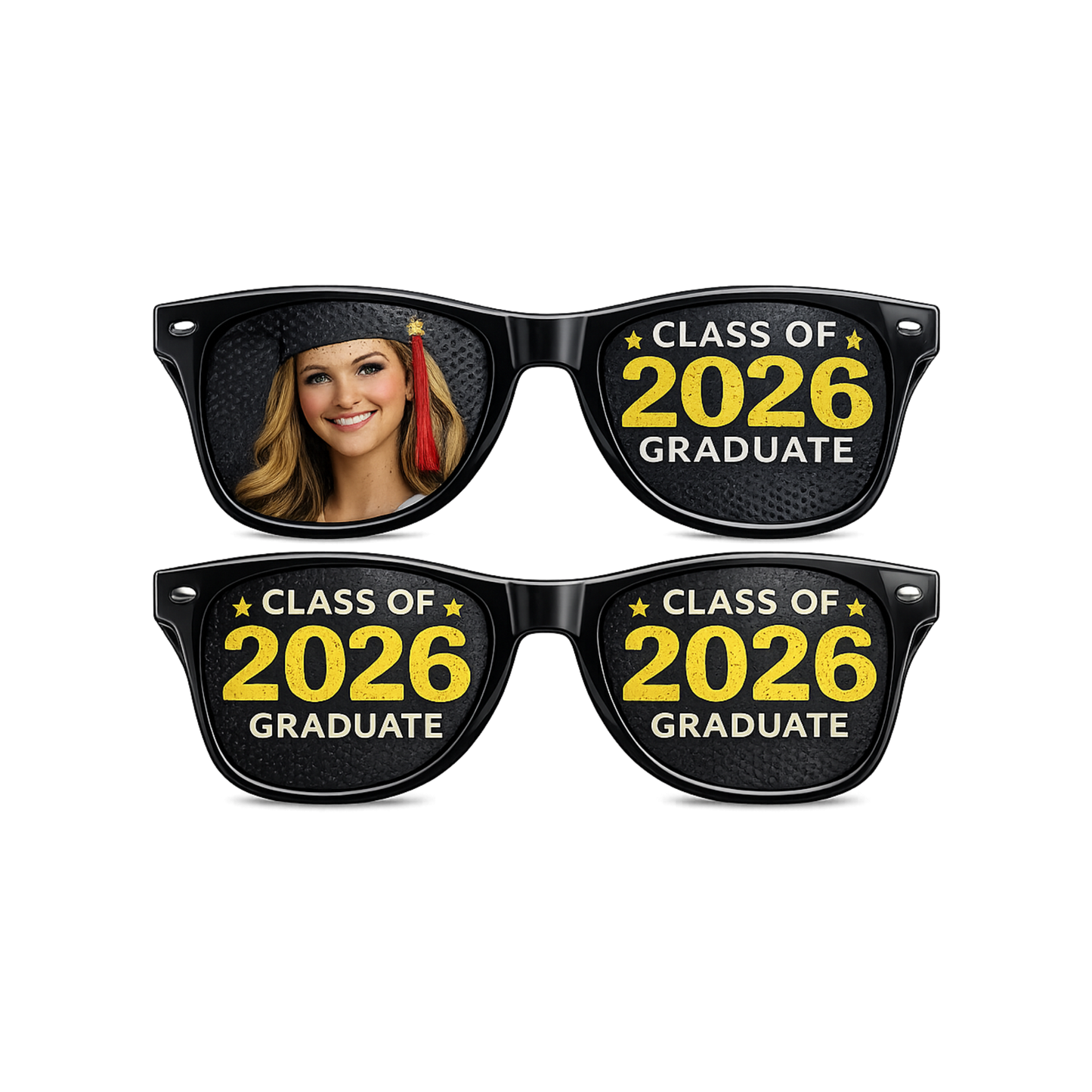 Custom Personalized Perforated Vinyl Sunglasses