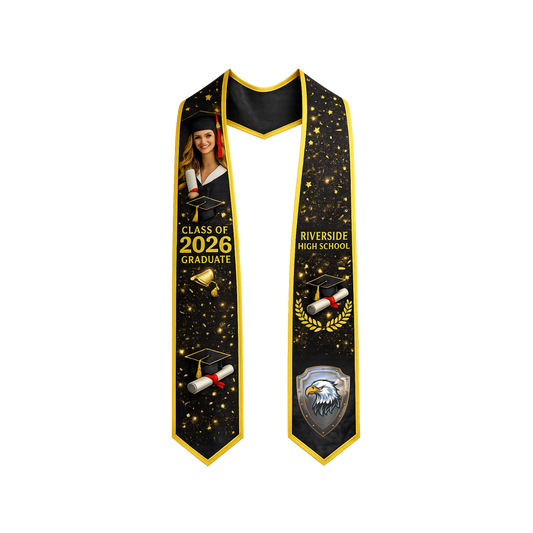 Custom Adult Graduation Stole (70in) 49.99ea