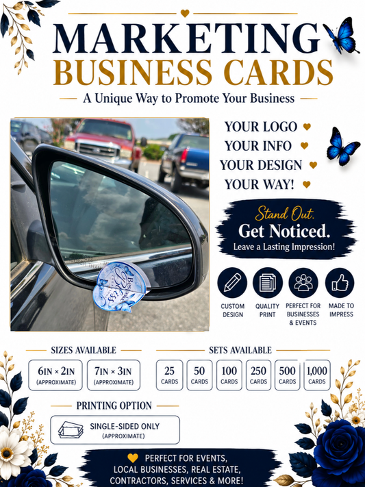 Custom Marketing Business Cards