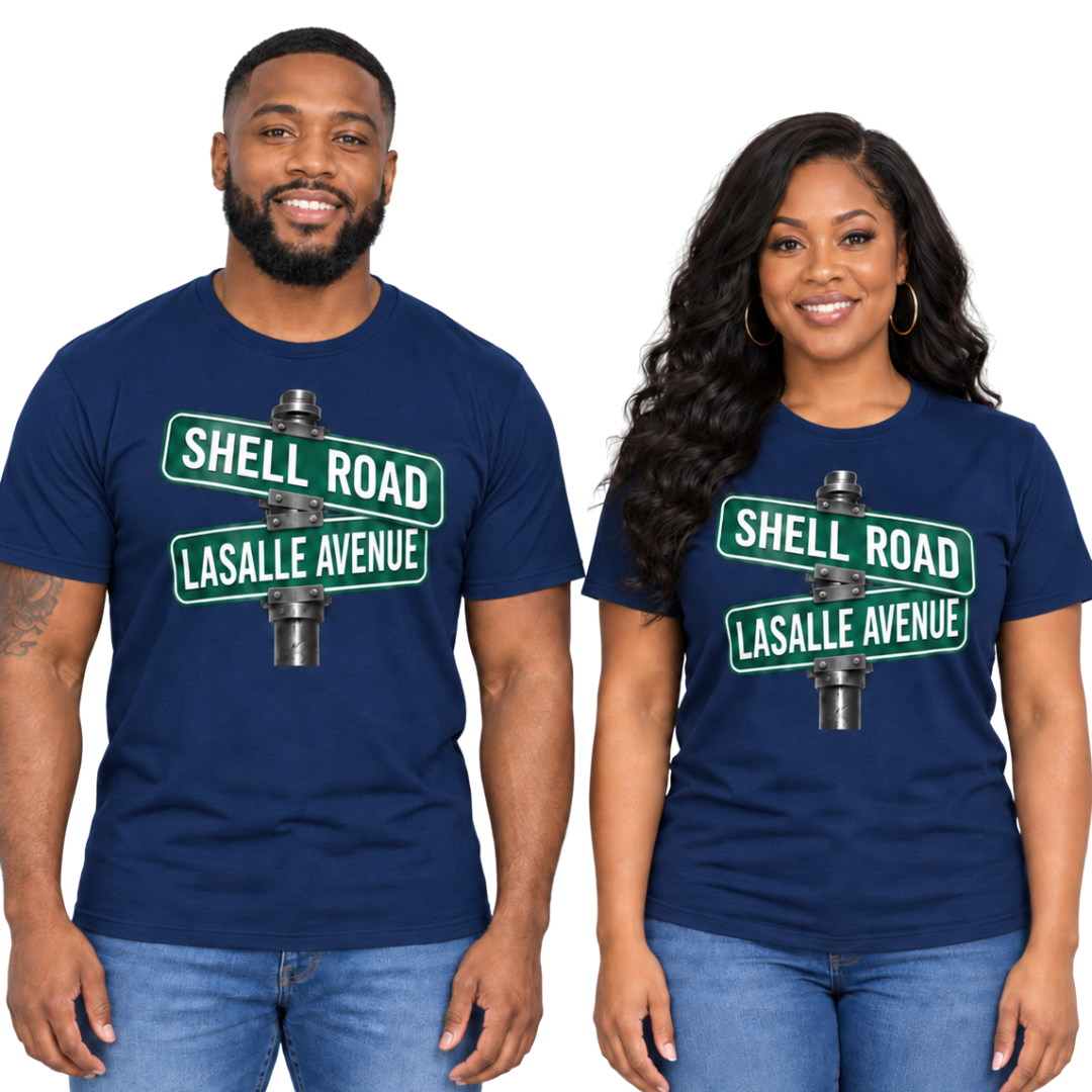 Custom Rep Your Street - Personalized Street Sign T-Shirt