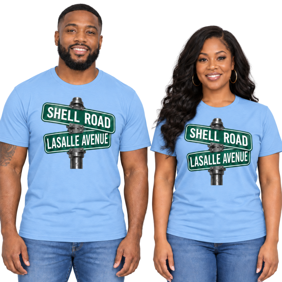 Custom Rep Your Street - Personalized Street Sign T-Shirt