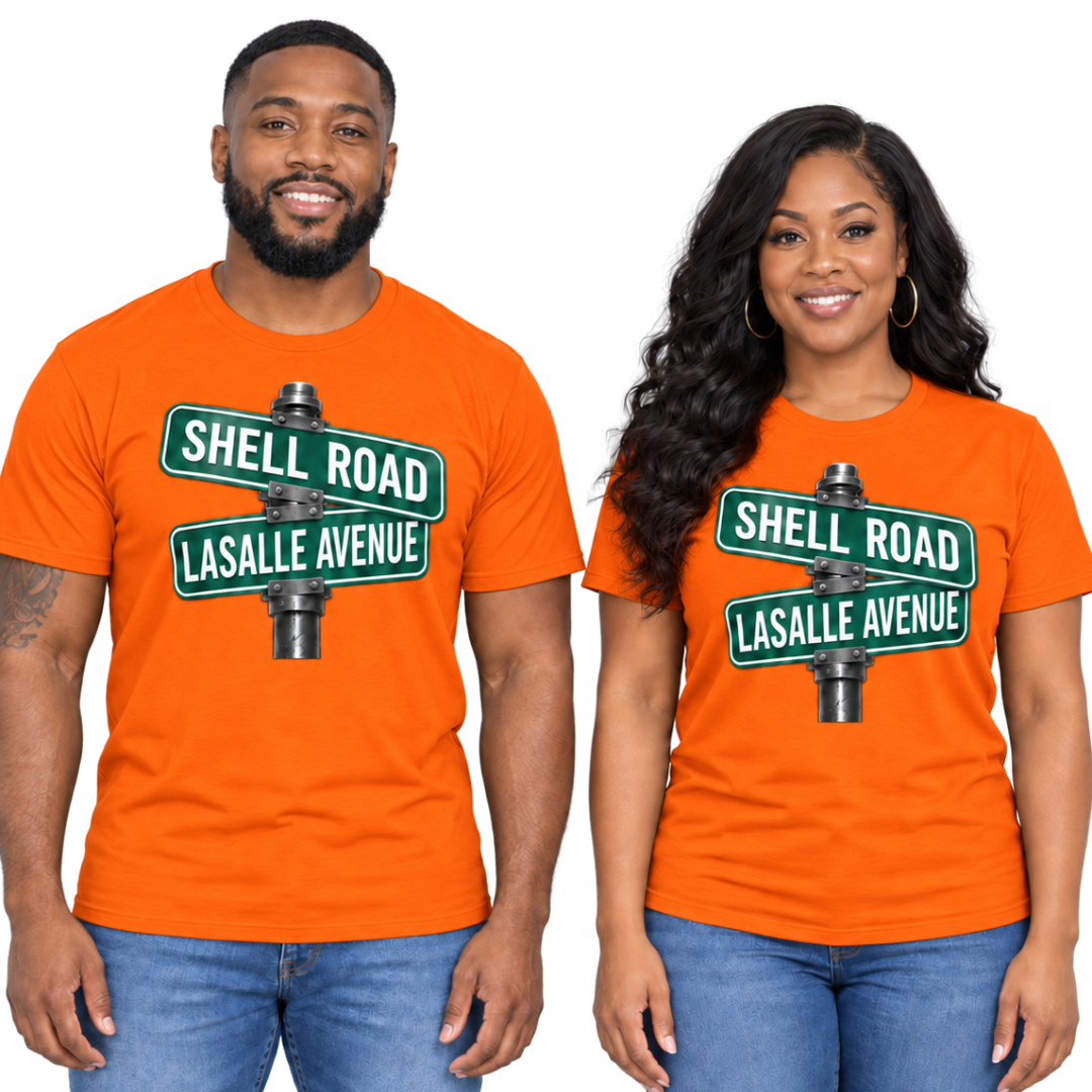 Custom Rep Your Street - Personalized Street Sign T-Shirt