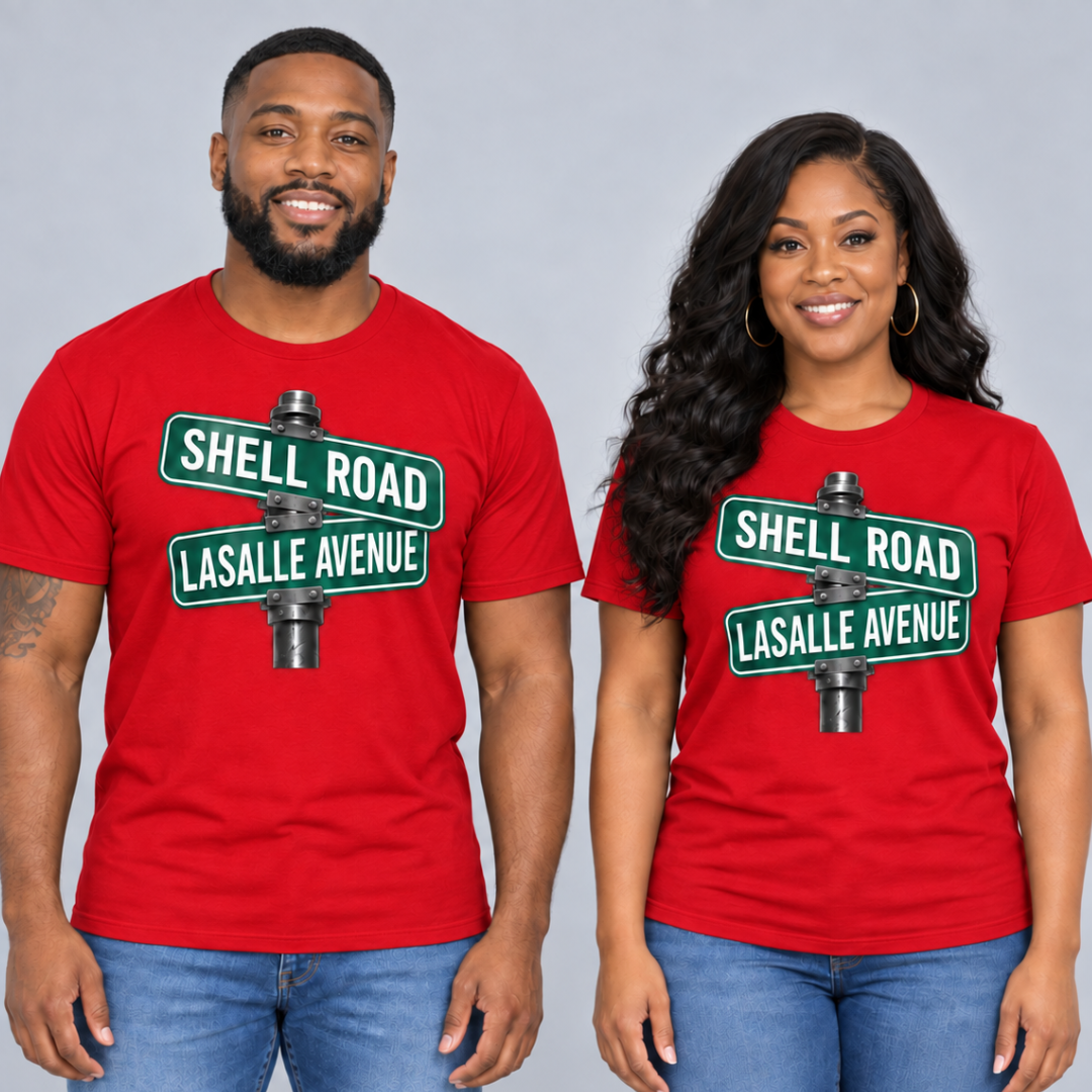 Custom Rep Your Street - Personalized Street Sign T-Shirt
