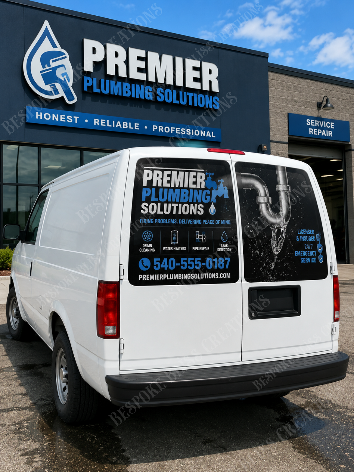 Custom Perforated Window Vinyl