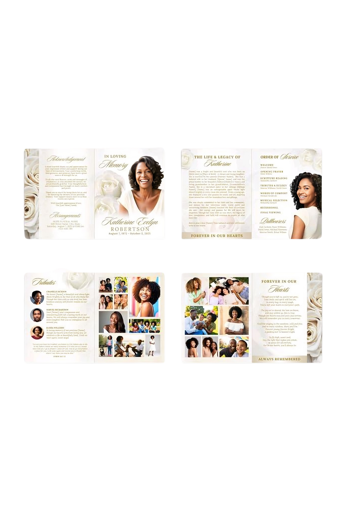 Memorial Program / Obituary Only