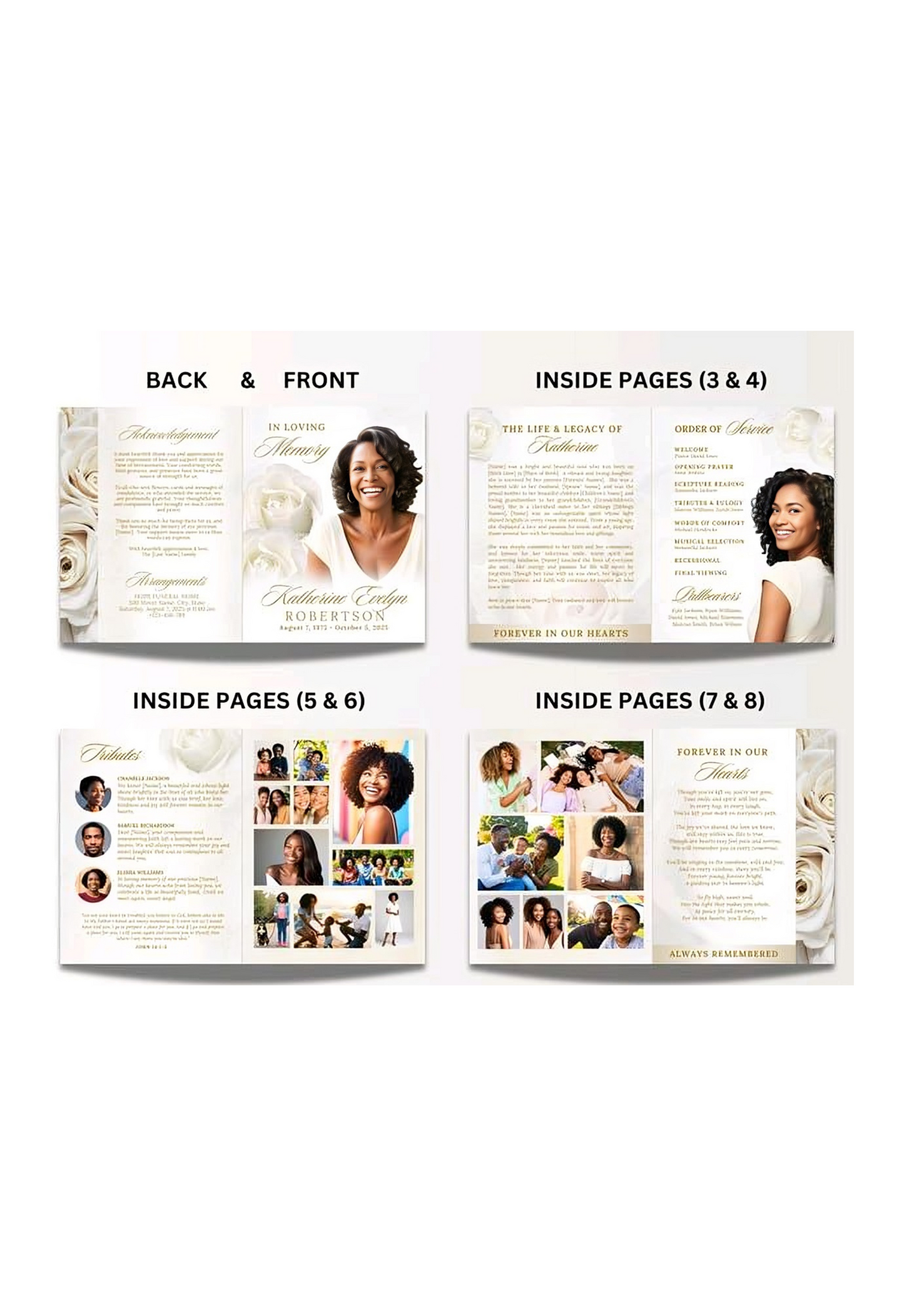 Memorial Program / Obituary Only