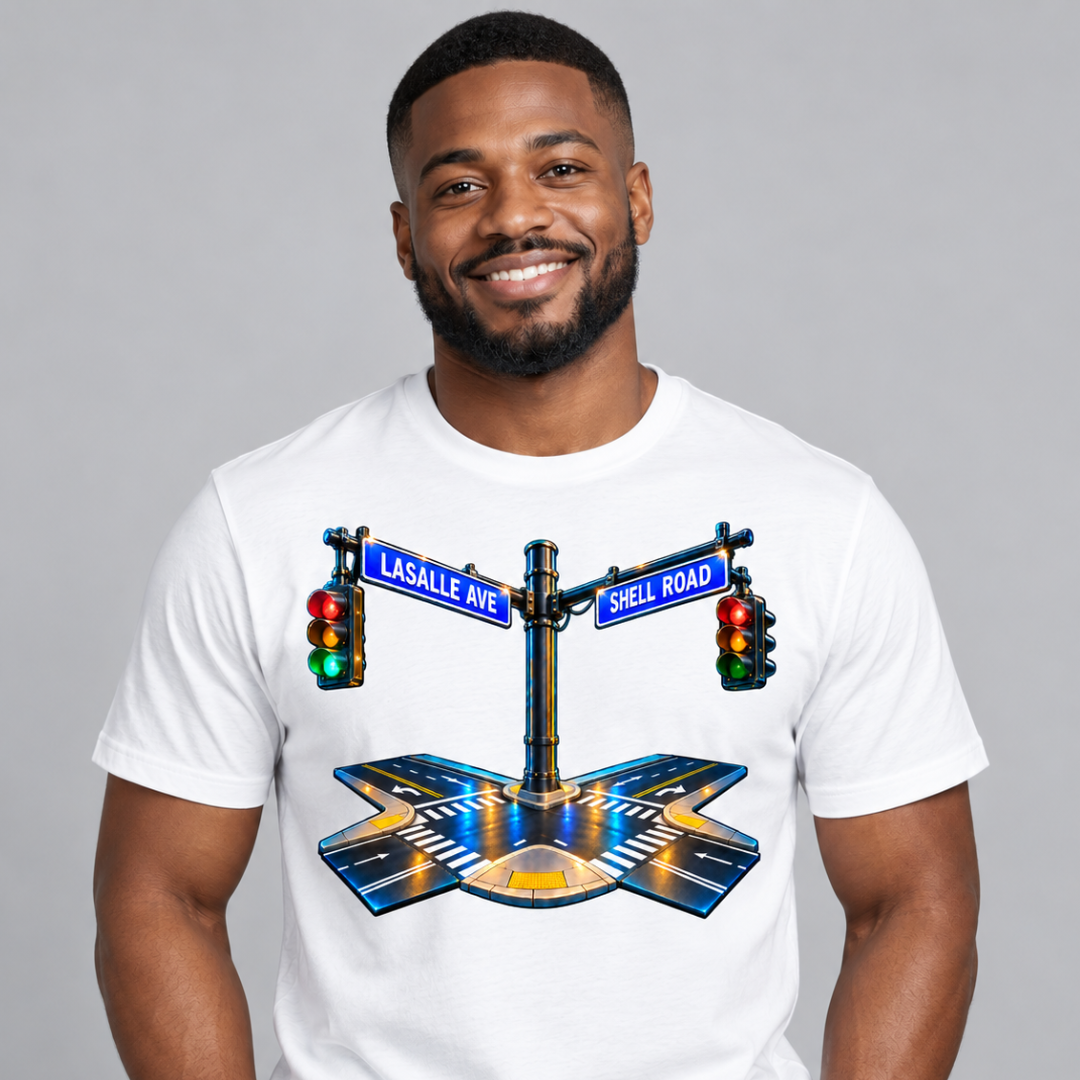 Custom Rep Your Street - Personalized Street Sign T-Shirt
