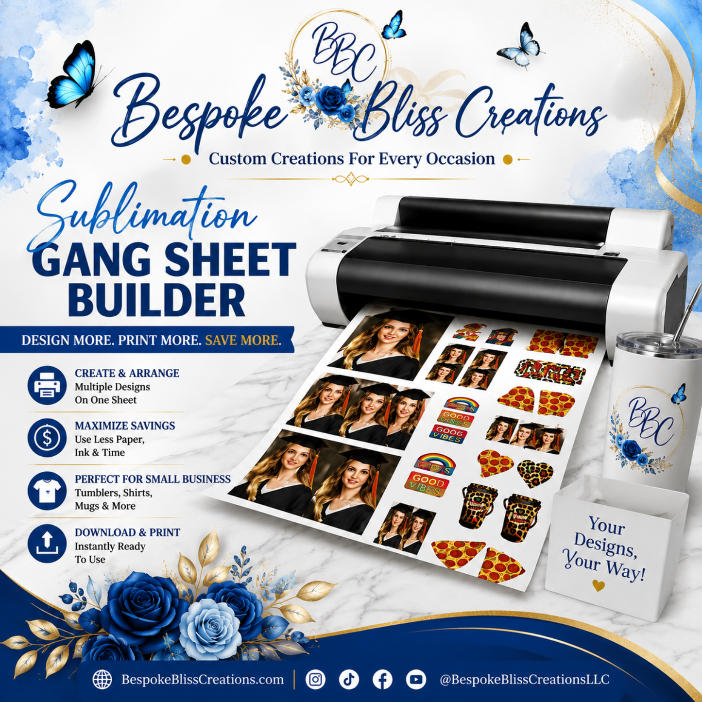 Sublimation Gang Sheet Builder