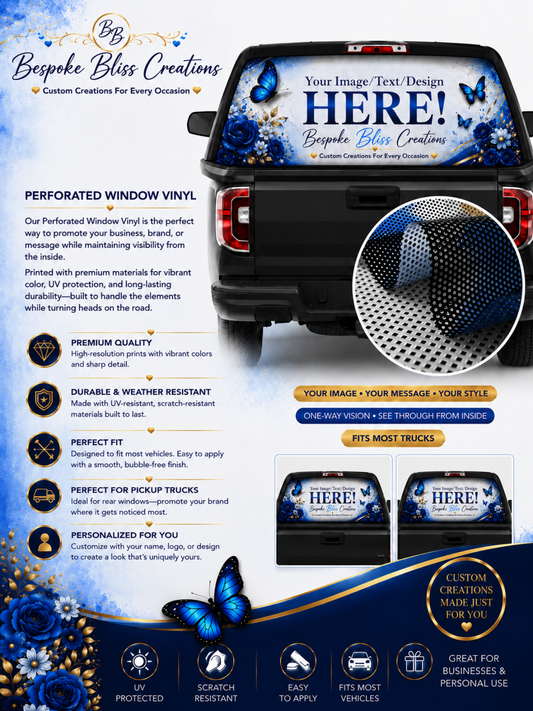 Custom Perforated Window Vinyl