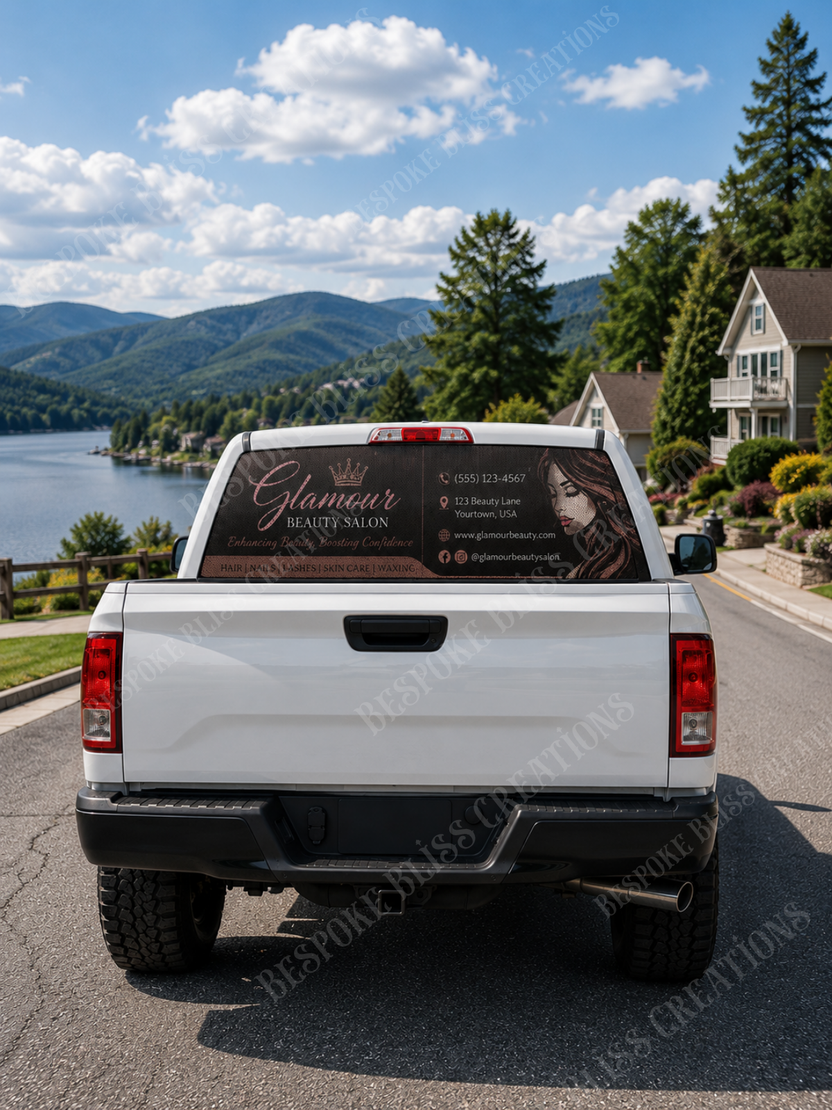 Custom Perforated Window Vinyl