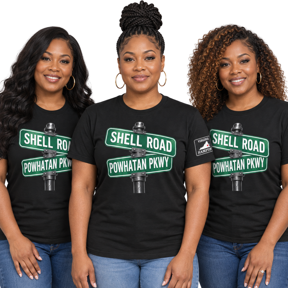 Custom Rep Your Street - Personalized Street Sign T-Shirt